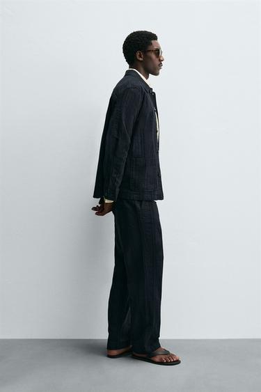 ENSEMBLE JACQUARD RAYURES - 009 de Zara - Image 1