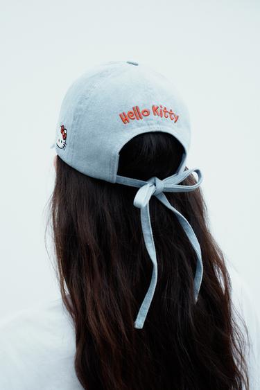 CASQUETTE EN DENIM HELLO KITTY © 2025 SANRIO - Bleu clair de Zara - Image 2