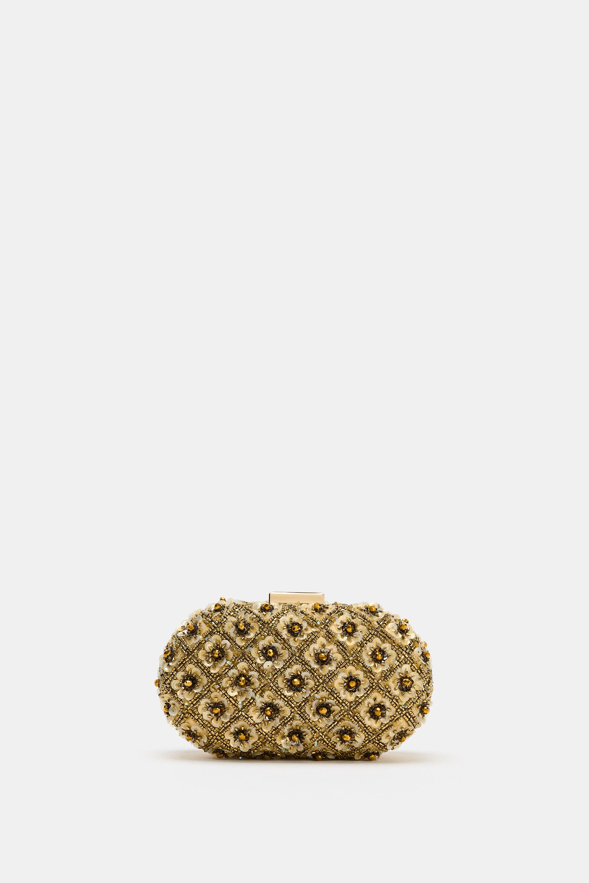 BEADED CLUTCH - Yellow | ZARA Turkey