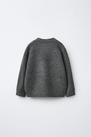 PULL EN MAILLE MICKEY MOUSE © DISNEY - Gris anthracite de Zara - Image 1
