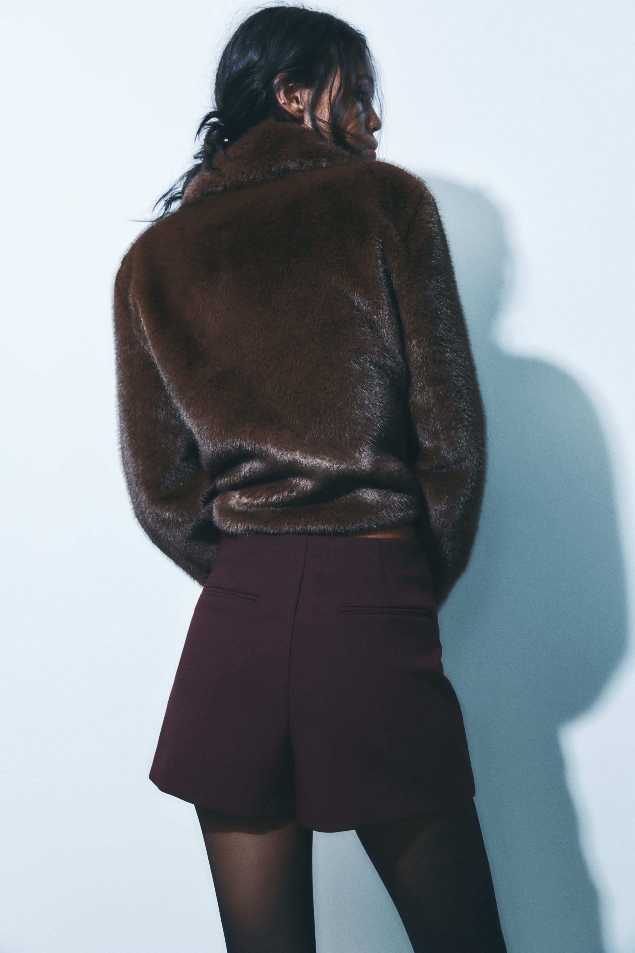 ZARA フェイクファー ジャケット 5320/872 (ZARA/ジャケット