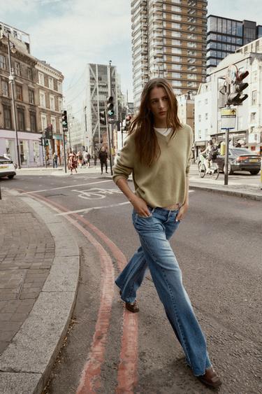 Z1975 HIGH-WAIST WIDE-LEG JEANS - Indigo by Zara
