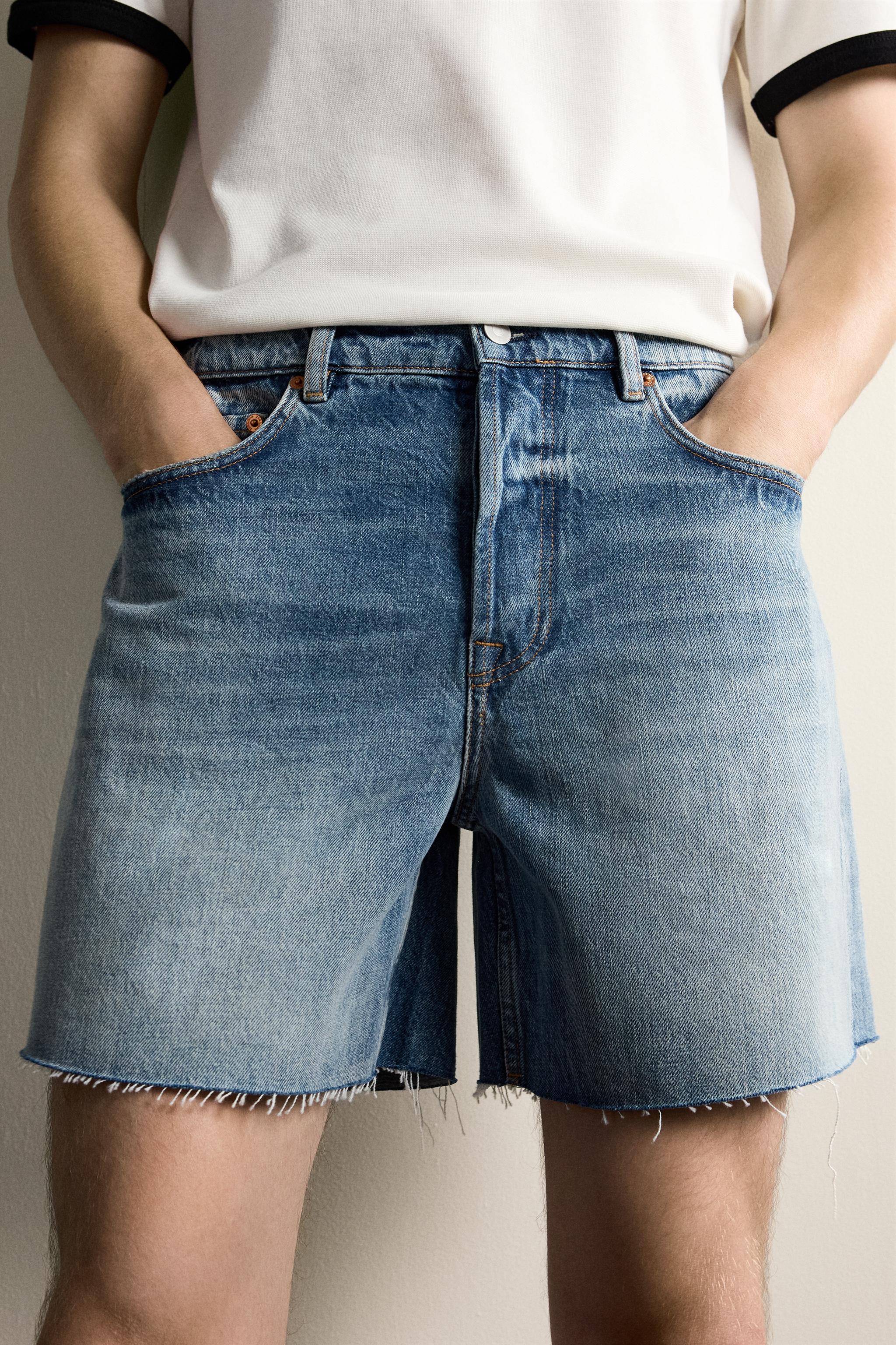 デニムショートパンツ - ライトブルー | ZARA Japan / 日本