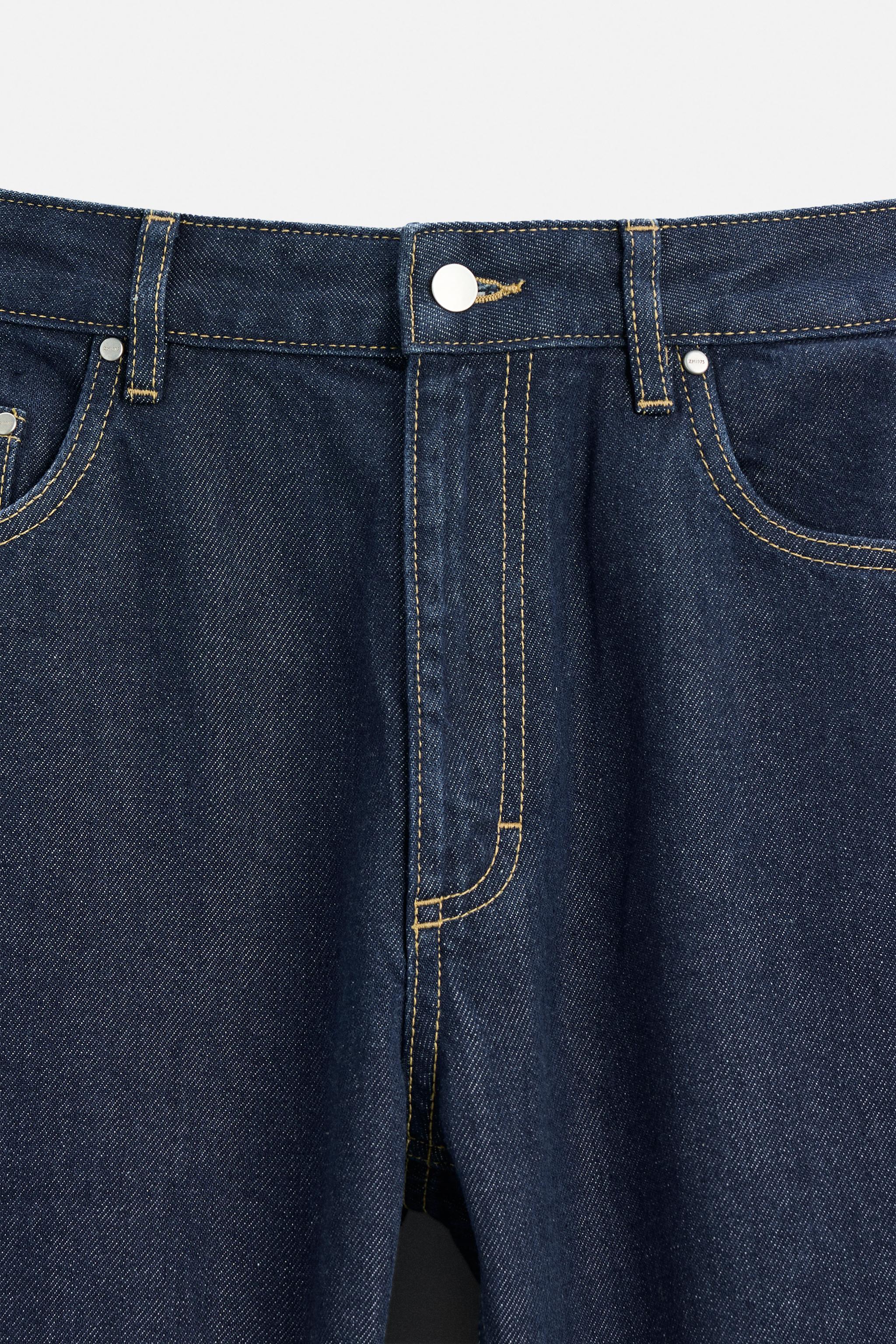STRAIGHT FIT JEANS - Blue | ZARA United States