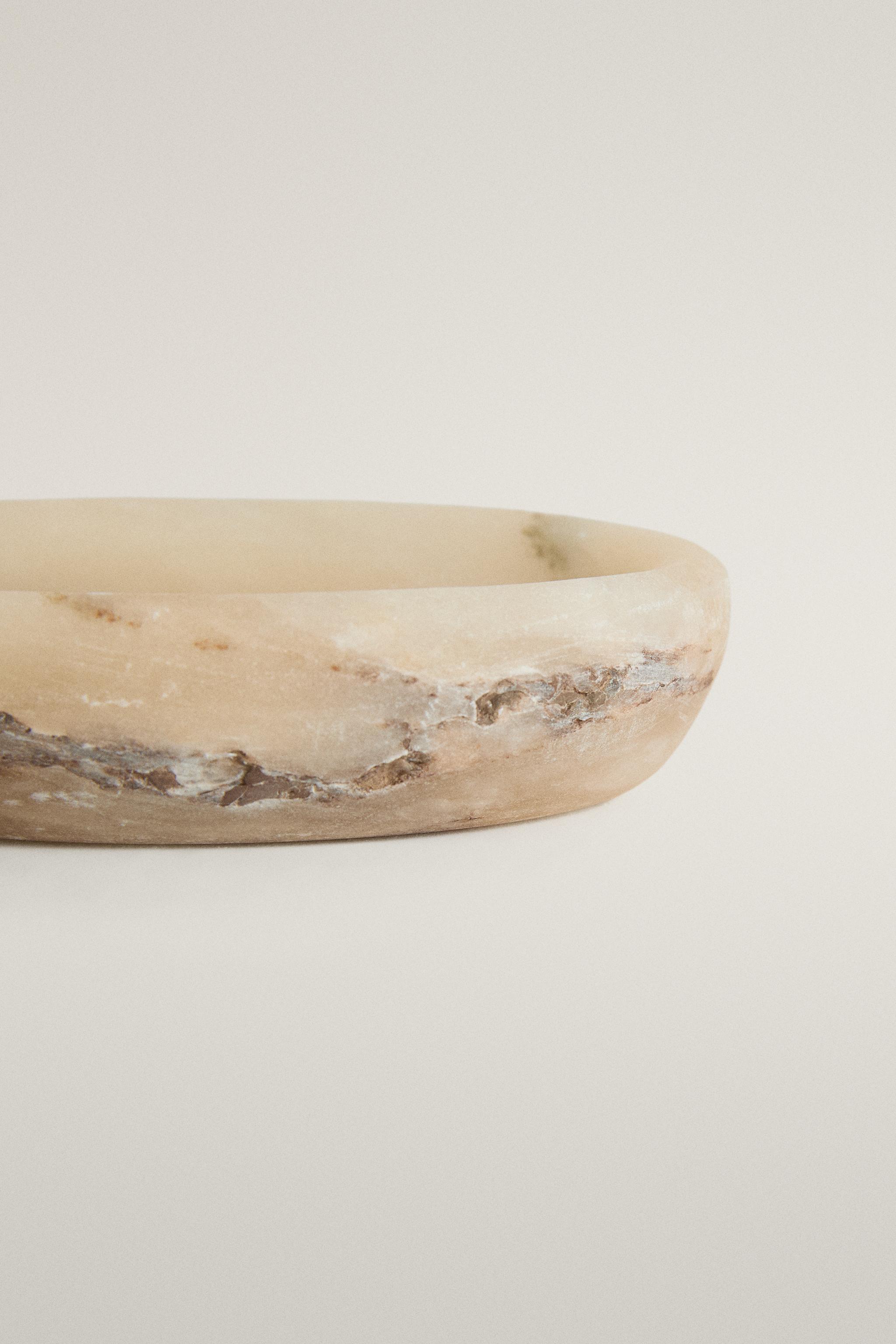 ALABASTER BATHROOM SOAP DISH