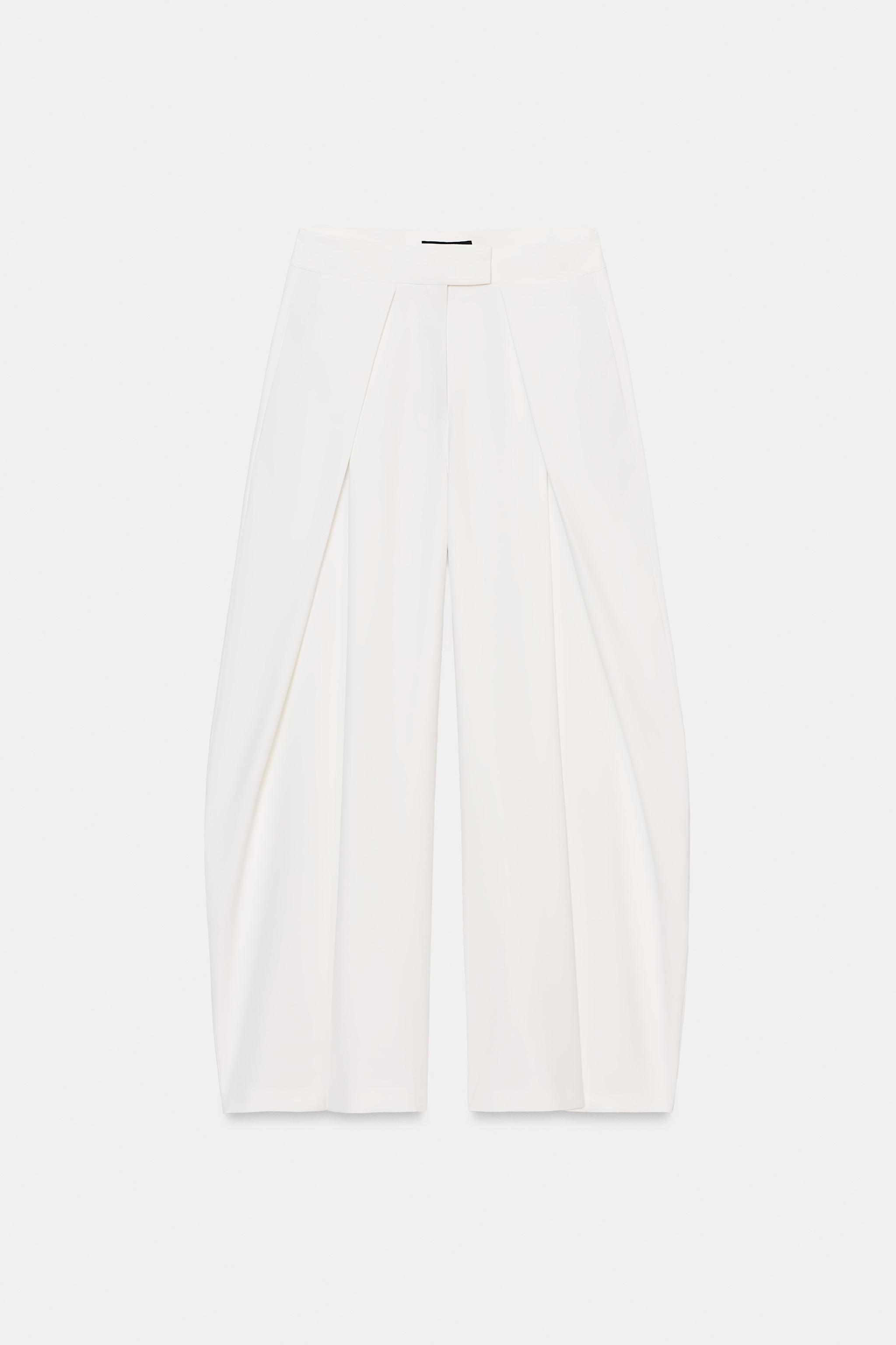 ZW COLLECTION PLEATED WIDE LEG PANTS