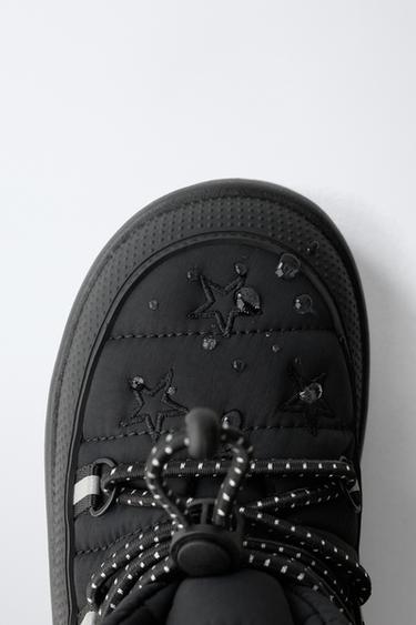 WATER-REPELLENT SNOW BOOTS - Black by Zara - Image 7