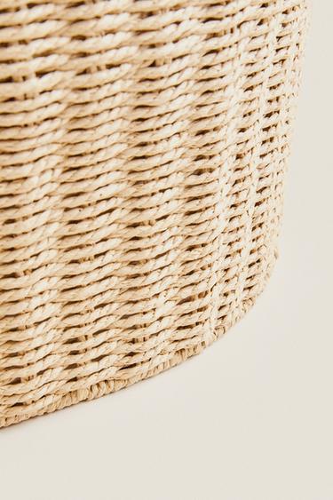CORBEILLE À LINGE OVALE INTÉRIEUR TISSU - Beige clair de Zara - Image 5