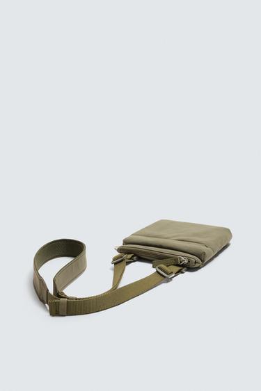 TECHNICAL CROSSBODY BAG - Khaki Green by Zara - Image 3