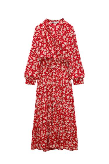VESTIDO MIDI ESTAMPADO FLORAL
