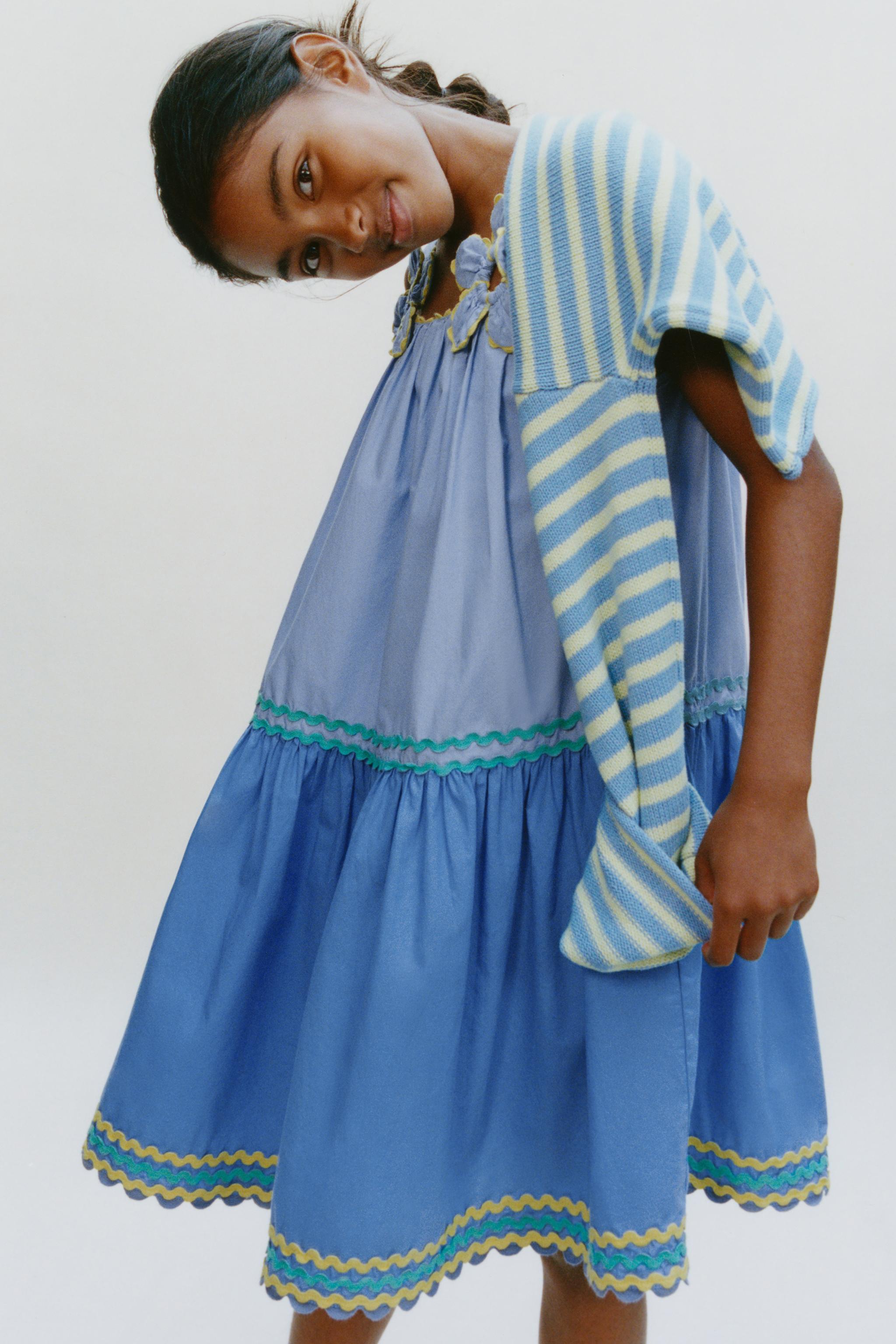 ROBE ONDULÉE COLOR BLOCK