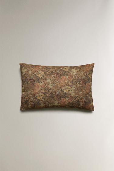 TREE CUSHION COVER - Burgundy by Zara - Image 0