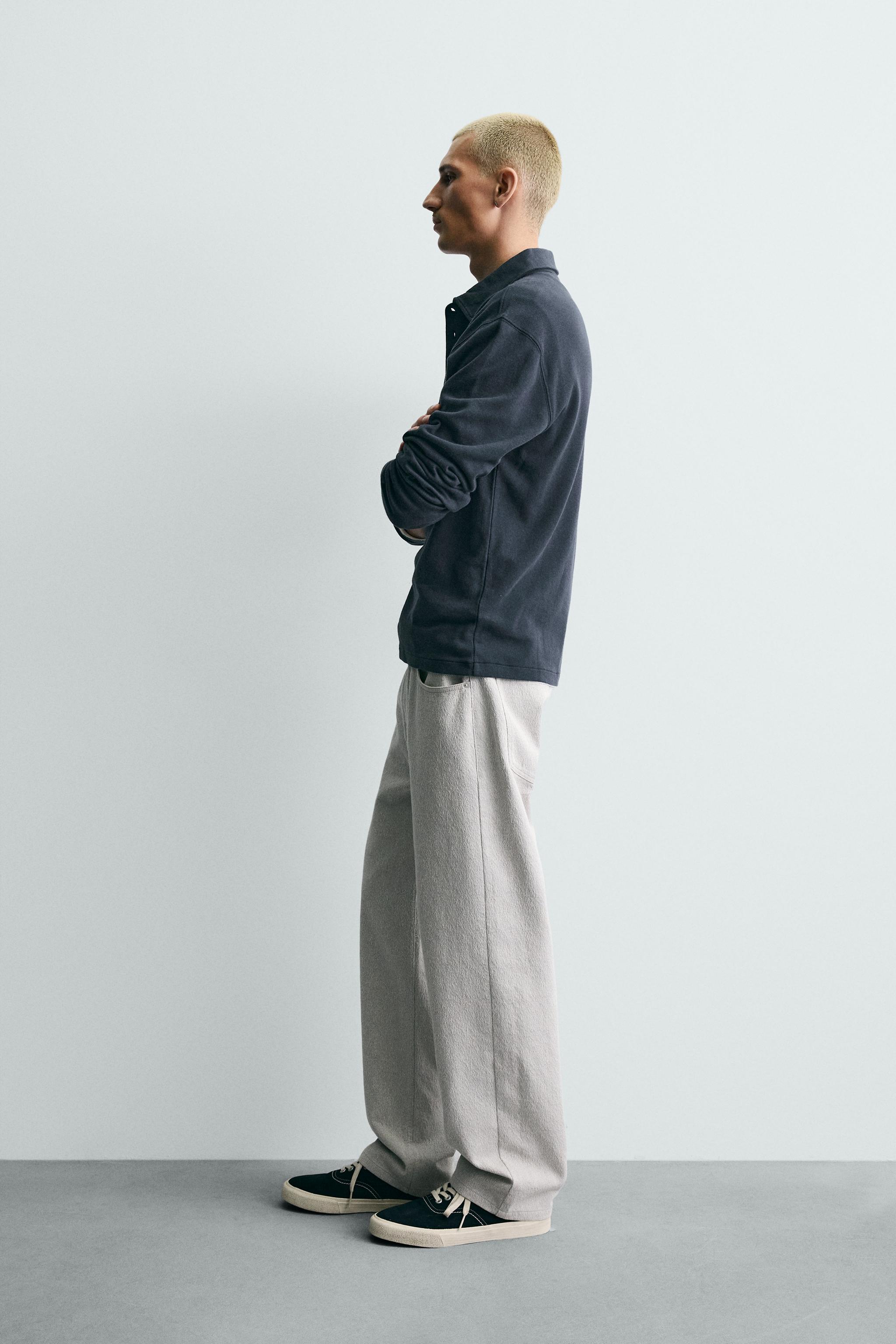 PANTALON STRAIGHT FIT JACQUARD