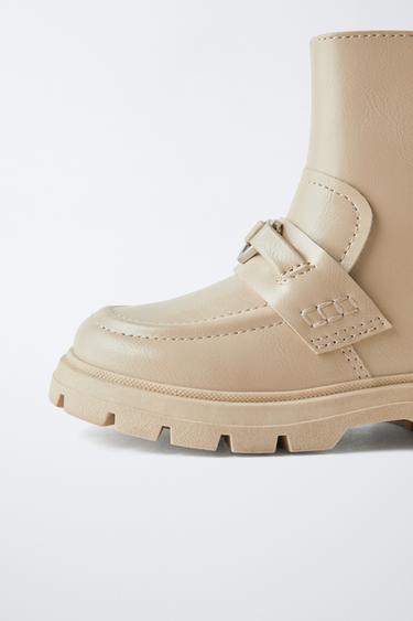EMBELLISHED BOOTS - Sand Brown by Zara - Image 4