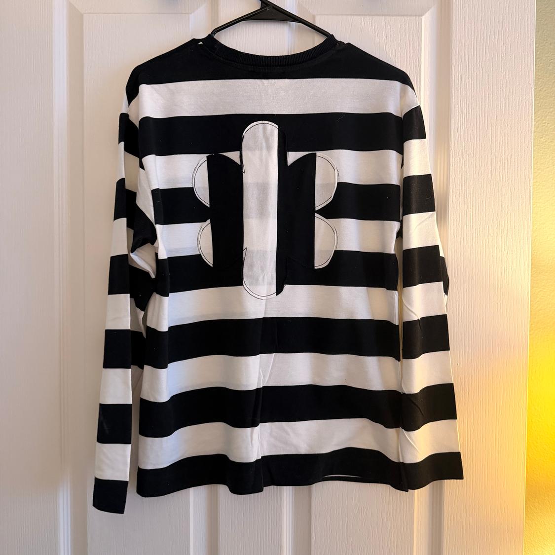 EMBROIDERED STRIPED T-SHIRT - Image 2