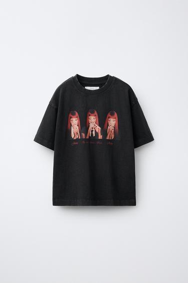 KOPTATOTT HATÁSÚ JENNIE RUBY® PÓLÓ – Antracitszürke a ZARA-tól