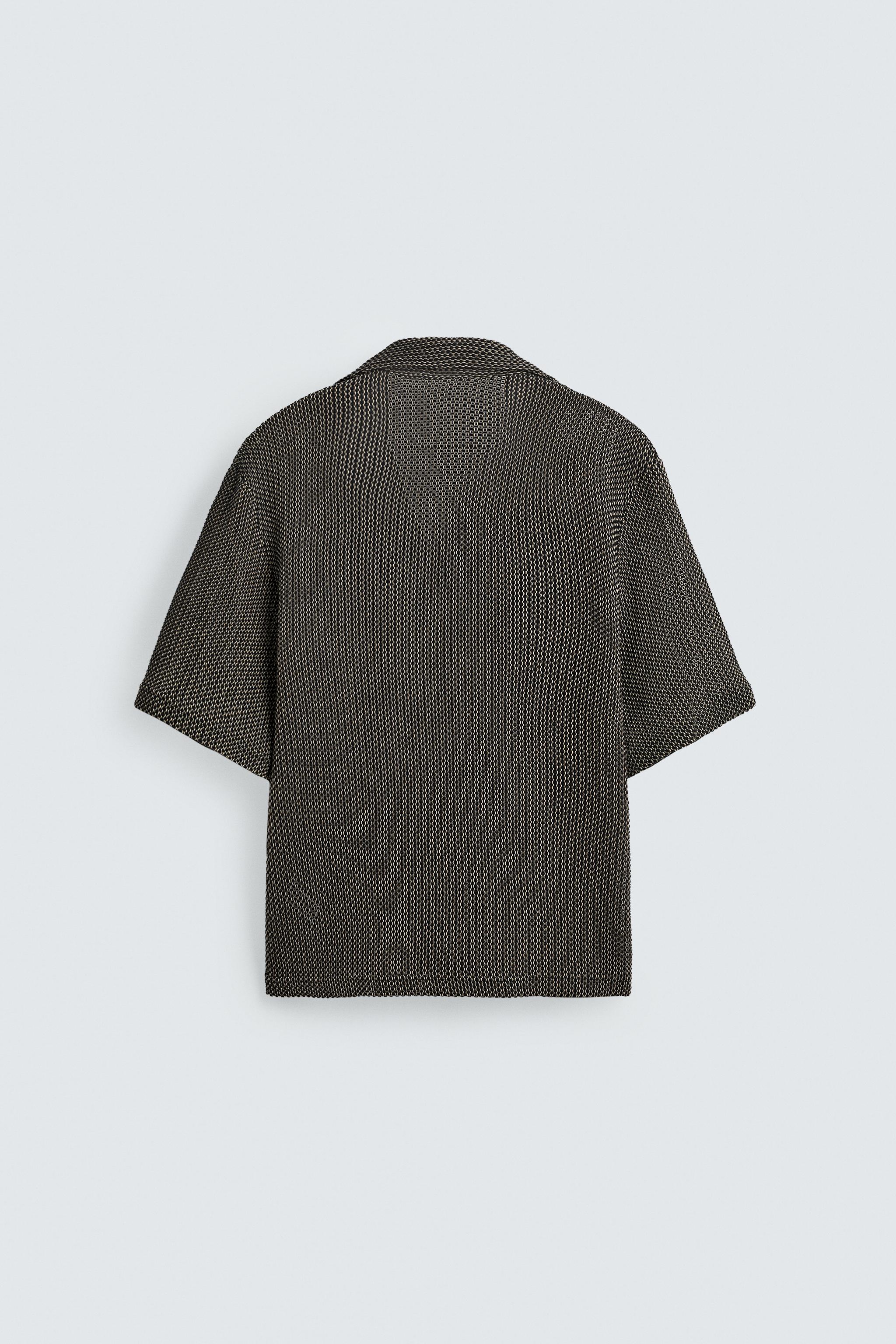 RELAXED FIT TEXTURED SHIRT