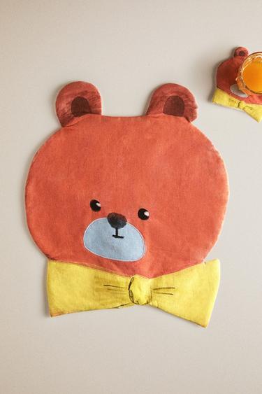 MANTEL INDIVIDUAL INFANTIL OSO X THE ANIMALS OBSERVATORY - Multicolor de Zara