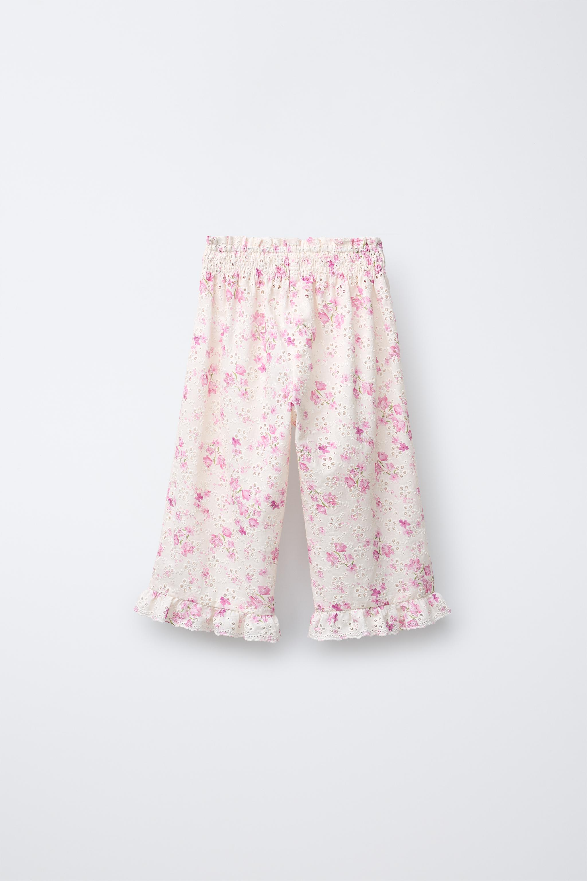 スペイン発送 ZARA フローラルプリントパンツ セットアップも！ スペイン発送 ZARA フローラルプリントパンツ セットアップも