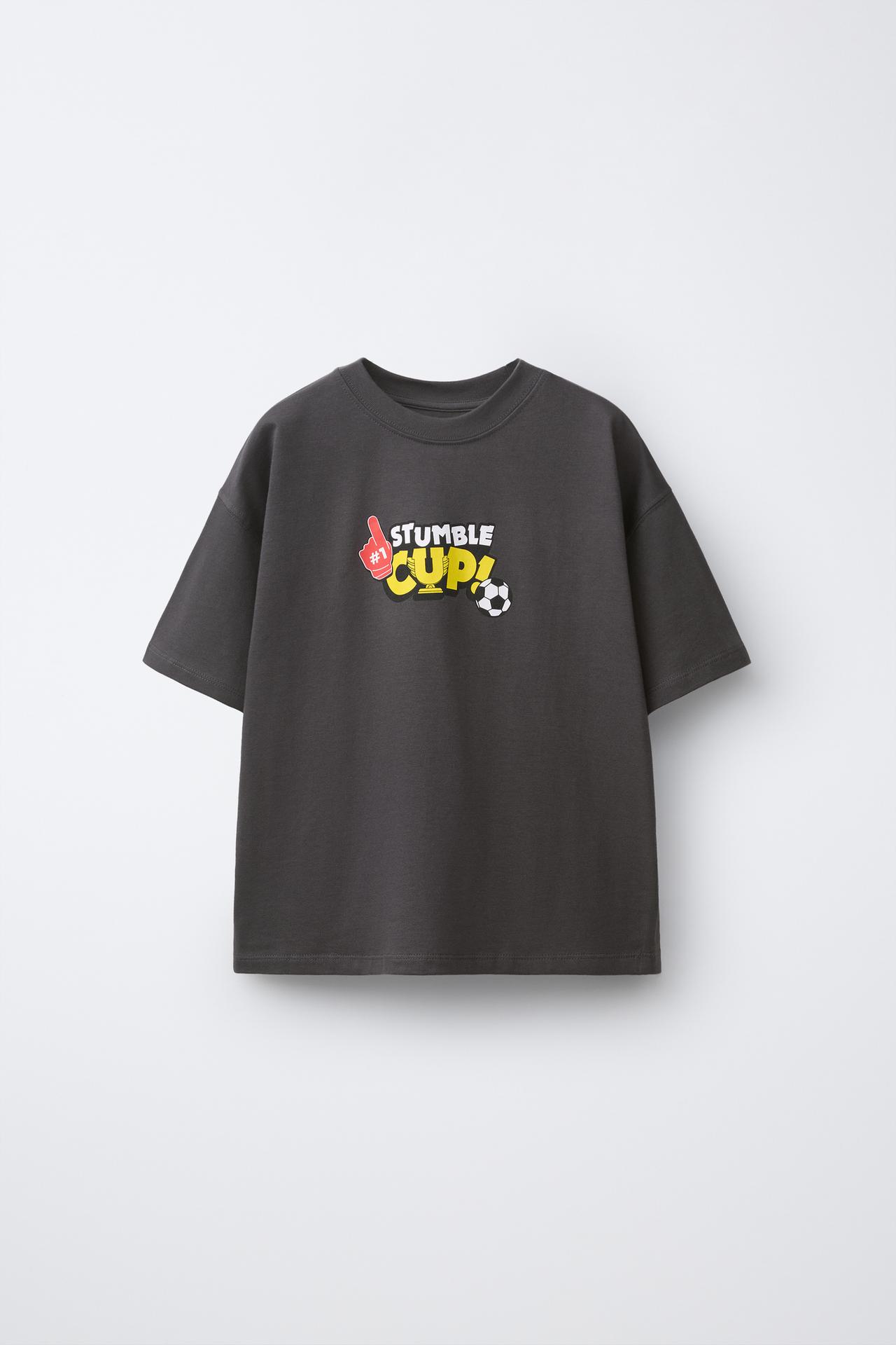 STUMBLE GUYS ™ © SCOPELY T-SHIRT — Anthracite grey
