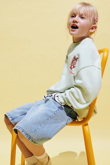 CAPIBARA CAPYFUN © PRINTED SWEATSHIRT - Light green by Zara