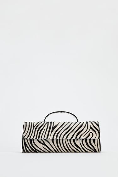 PRODLUŽOVANÁ KABELKA Z UMĚLÉ KOŽEŠINY - Zebra od Zara