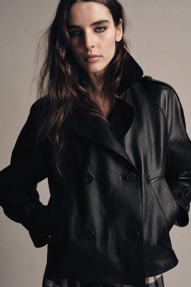 LEATHER JACKET ZW COLLECTION LIMITED EDITION - Black by Zara
