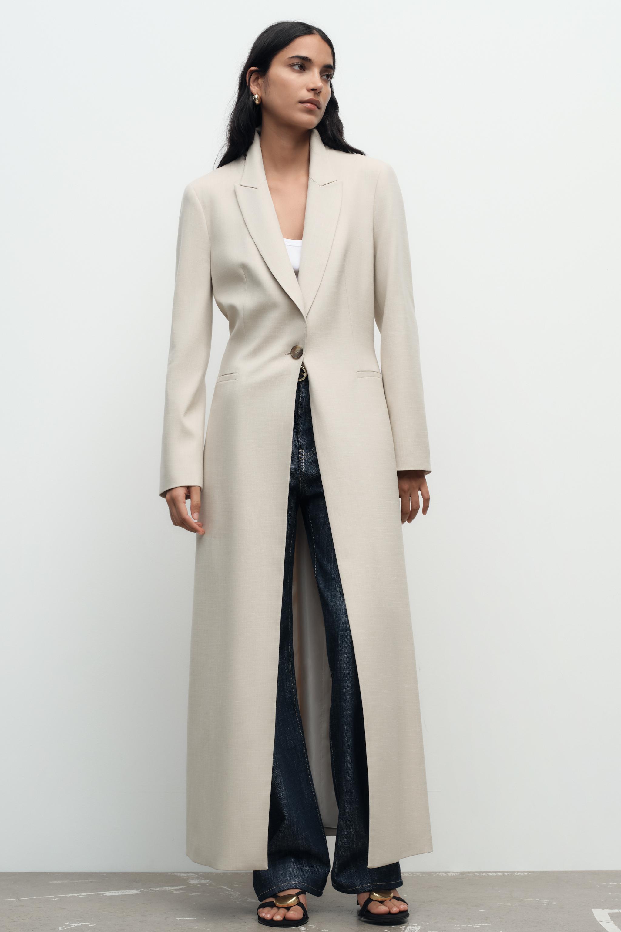 【新品タグ付き未使用】l'or Stand collar Long Coat Logo Print Ciré Trench Coat | Michael Kors Canada [CA]