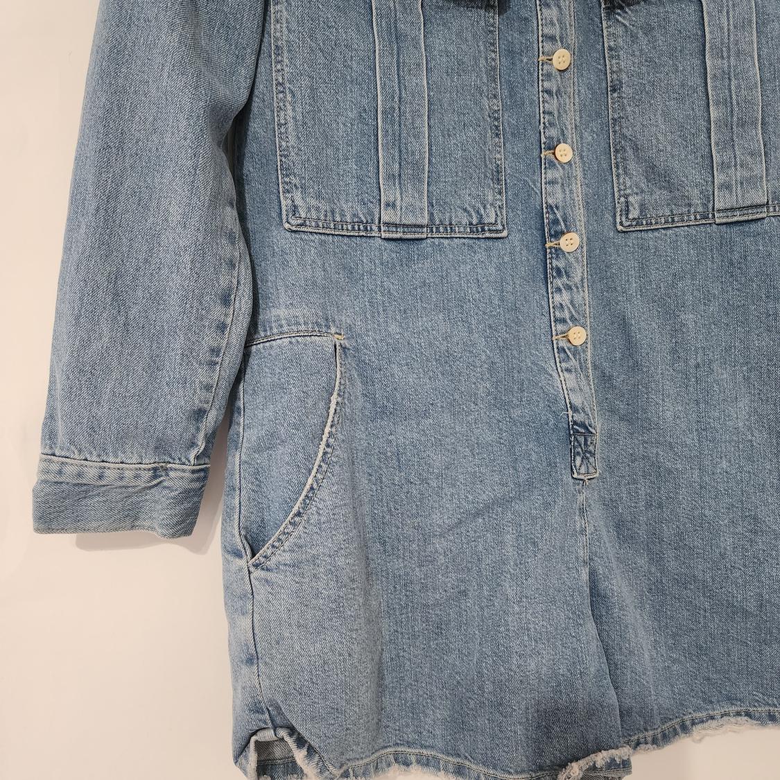 TRF DENIM LONG SLEEVE ROMPER - Image 6