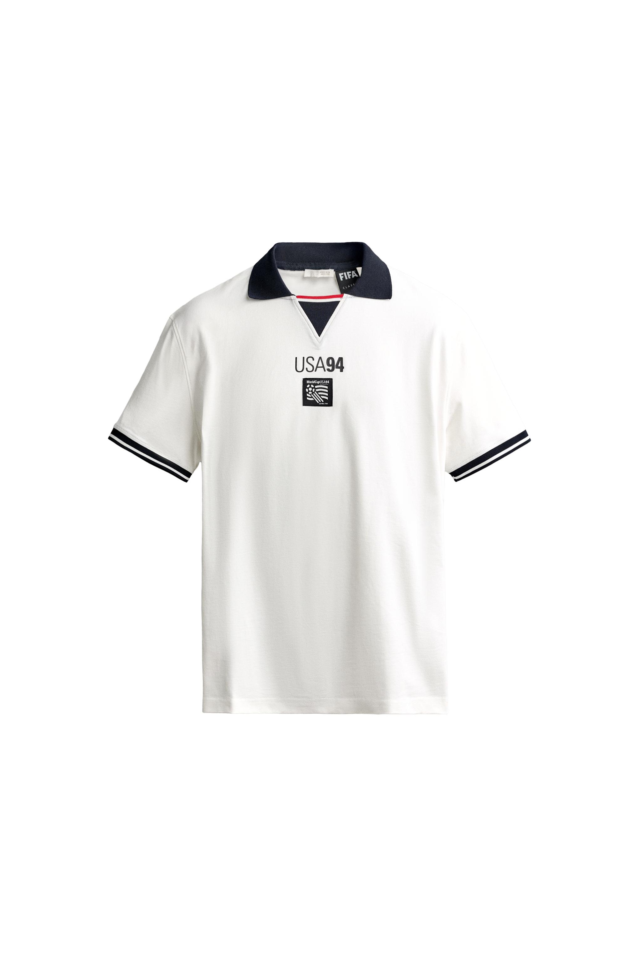 USA 94 FIFA WORLD CUP™ FIFA CLASSICS CONTRAST POLO SHIRT - White