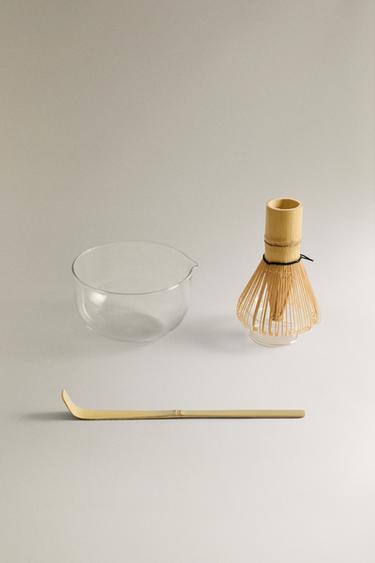 BOROSILICATE GLASS MATCHA TEA SET - Transparent by Zara