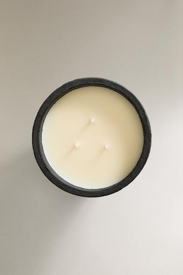 (340 G) BOUGIE PARFUMÉE OMBRE D’ENCENS - Sable / Chiné de Zara - Image 4