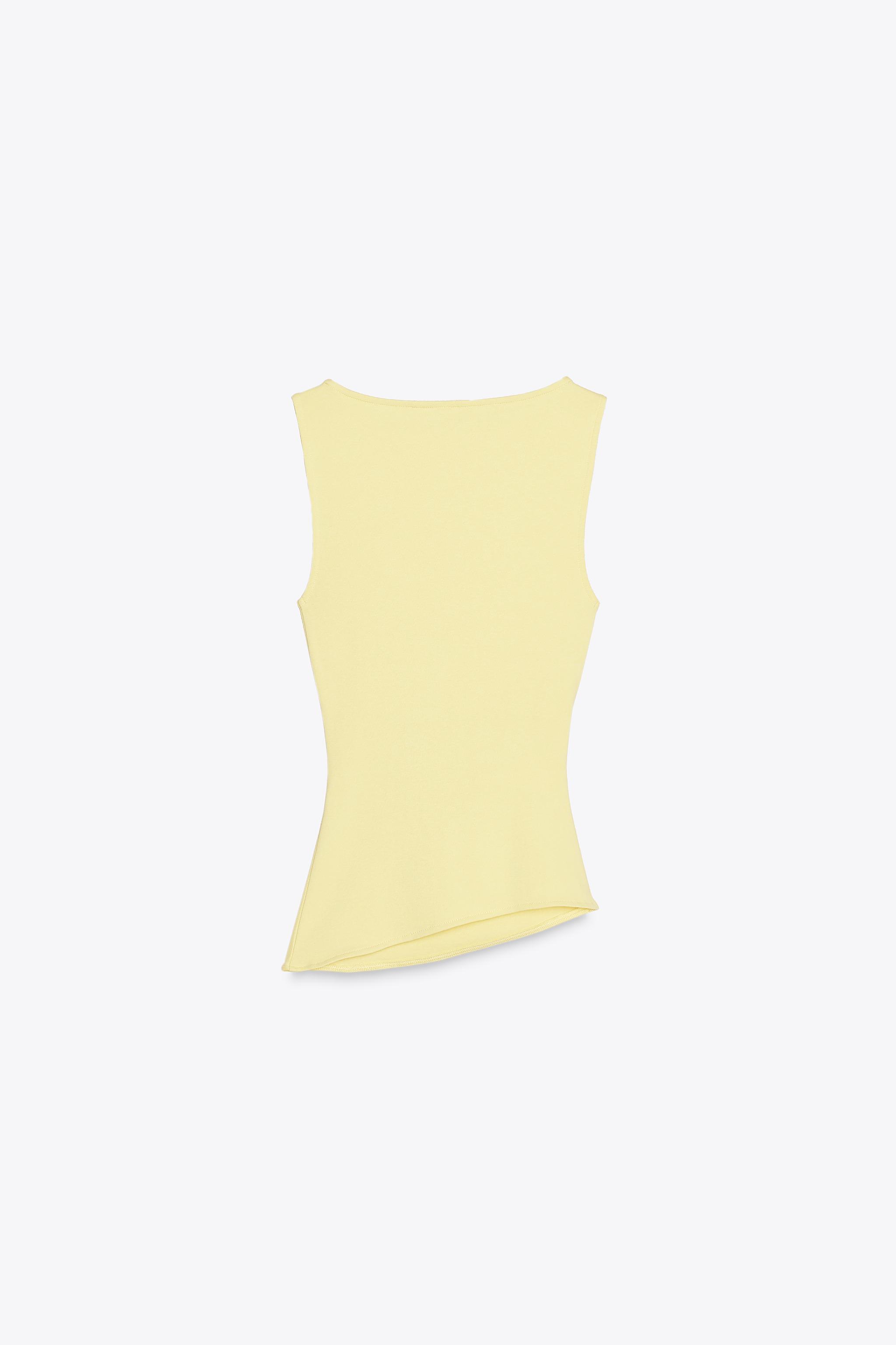【ZARA】アシンメトリードレープＴシャツ ホワイト 1198/180/250 ZARA】アシンメトリードレープTシャツ ホワイト 1198/180/250