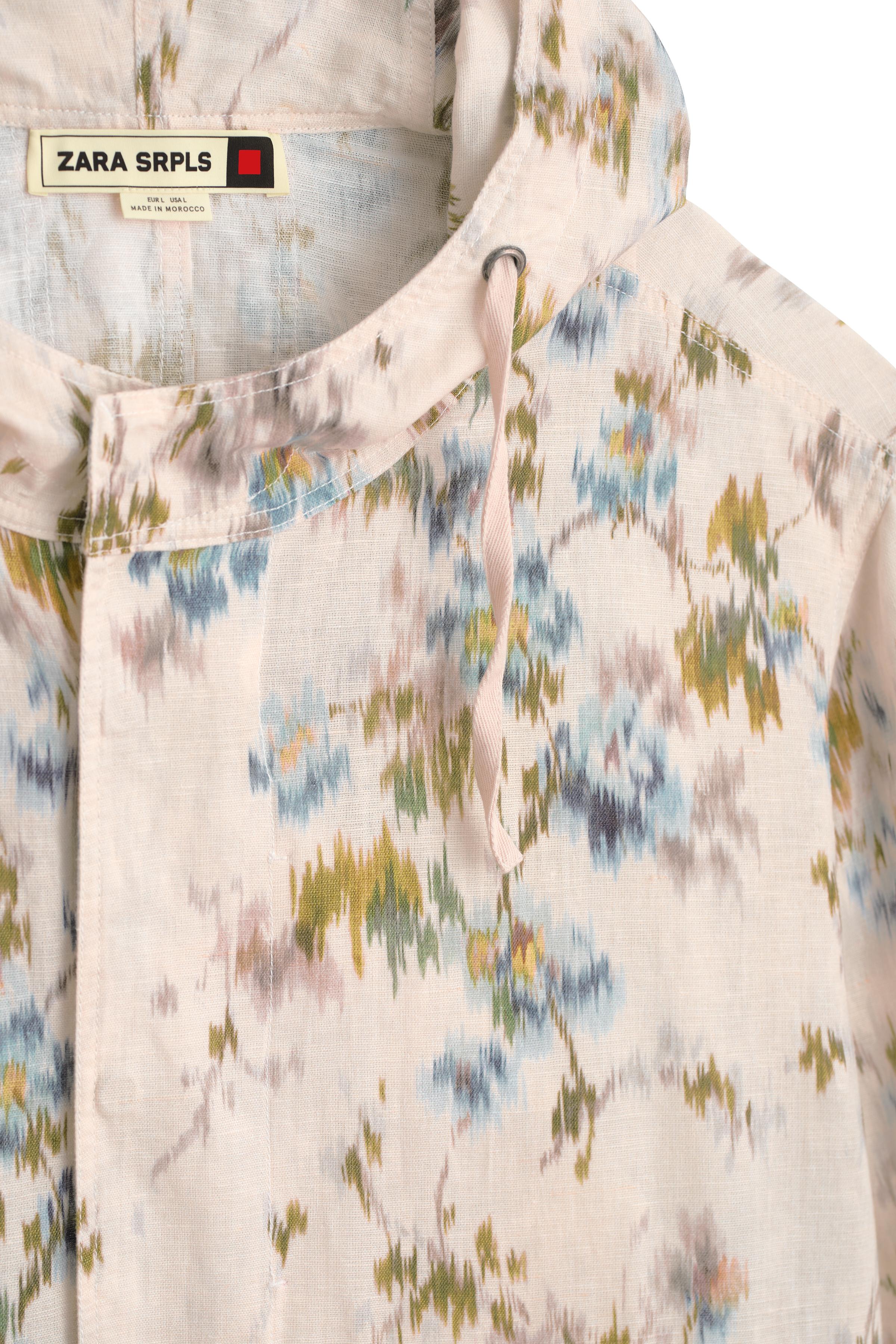 Мужские куртки Zara FLWR PRK CTTN LNN — фото 8