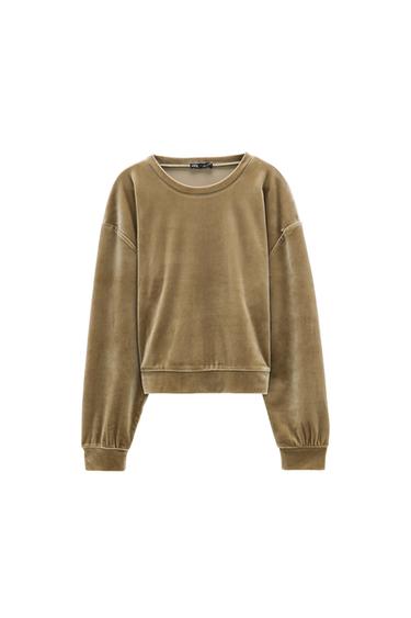 VELVET SWEATSHIRT