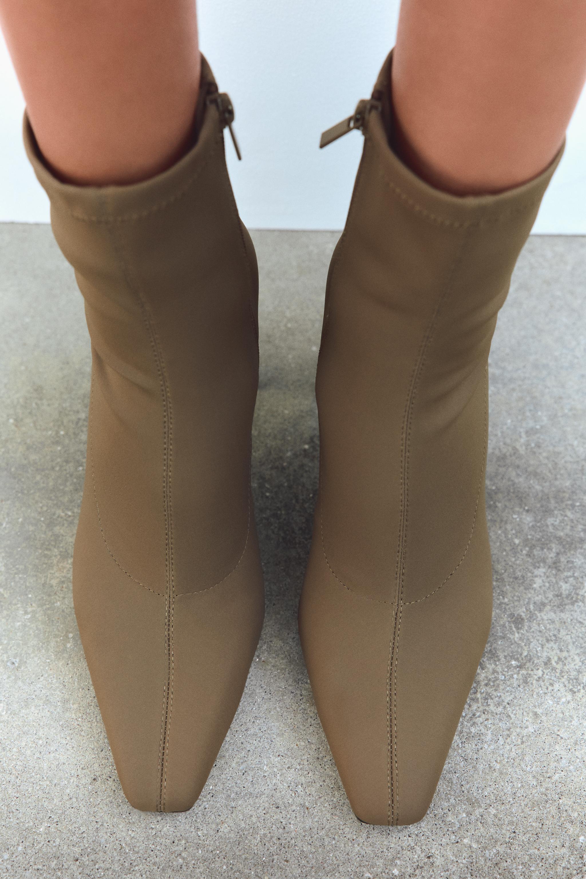 Bottines zara beige online