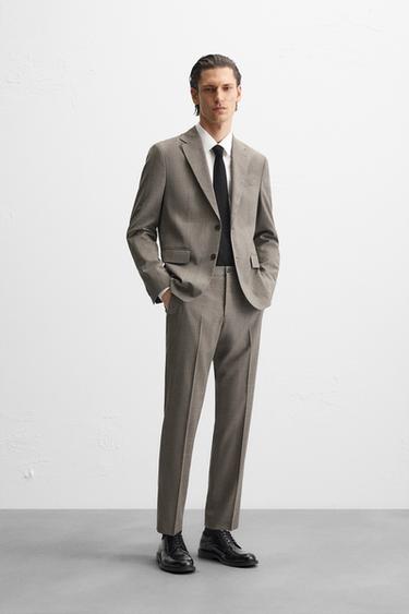 CHECK SUIT - Blue by Zara