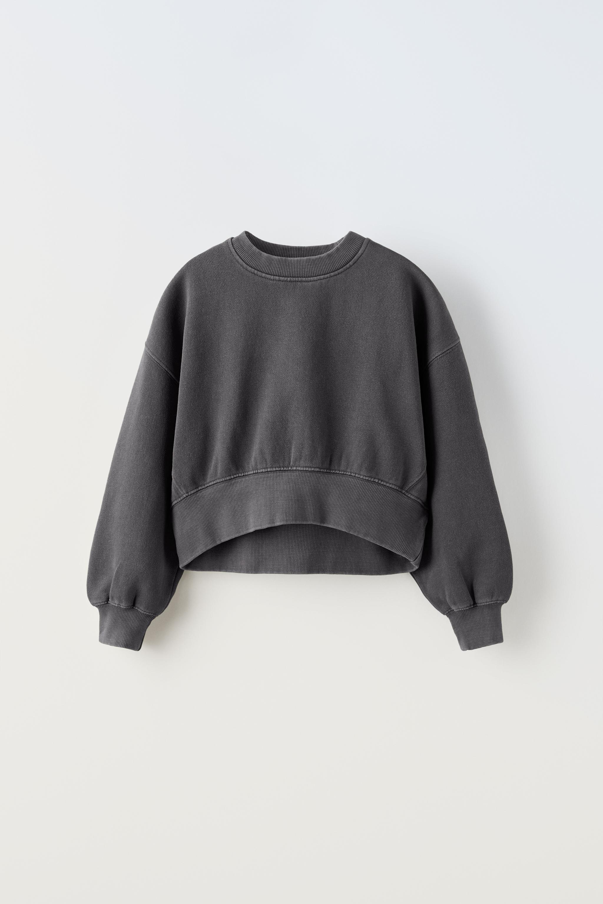 WASHED JOGGING SWEATSHIRT - Anthracite grey | ZARA United States