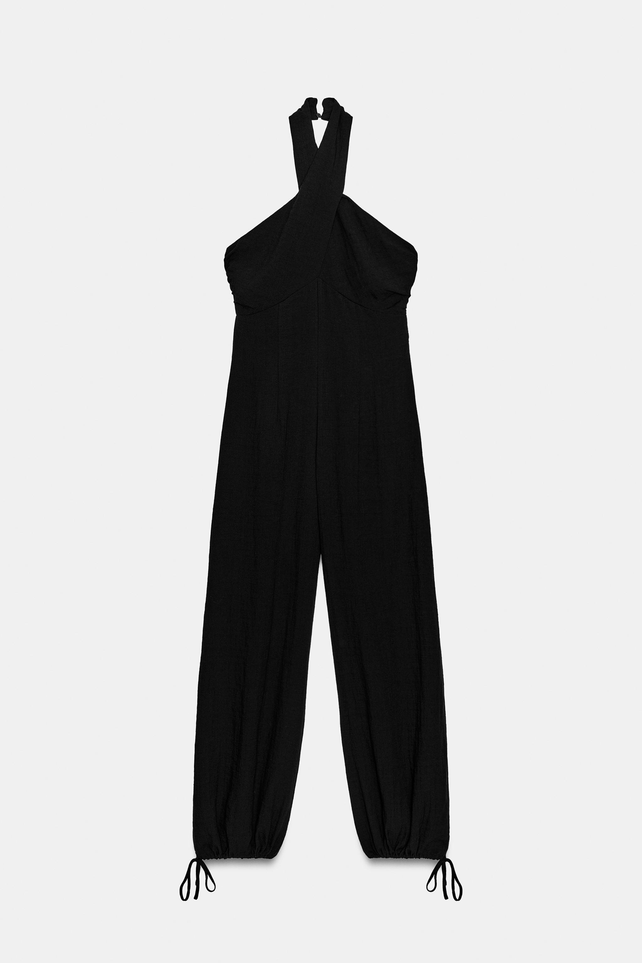 COMBINAISON LONGUE HALTER BOUFFANTE