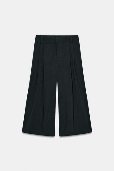 BERMUDA LARGE PLIS - Gris anthracite de Zara - Image 4