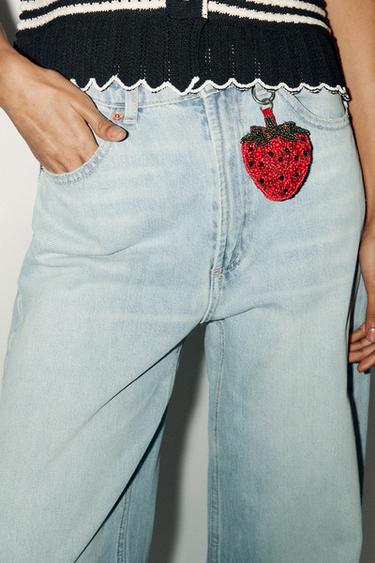 BEADED FRUIT CHARM - Red by Zara