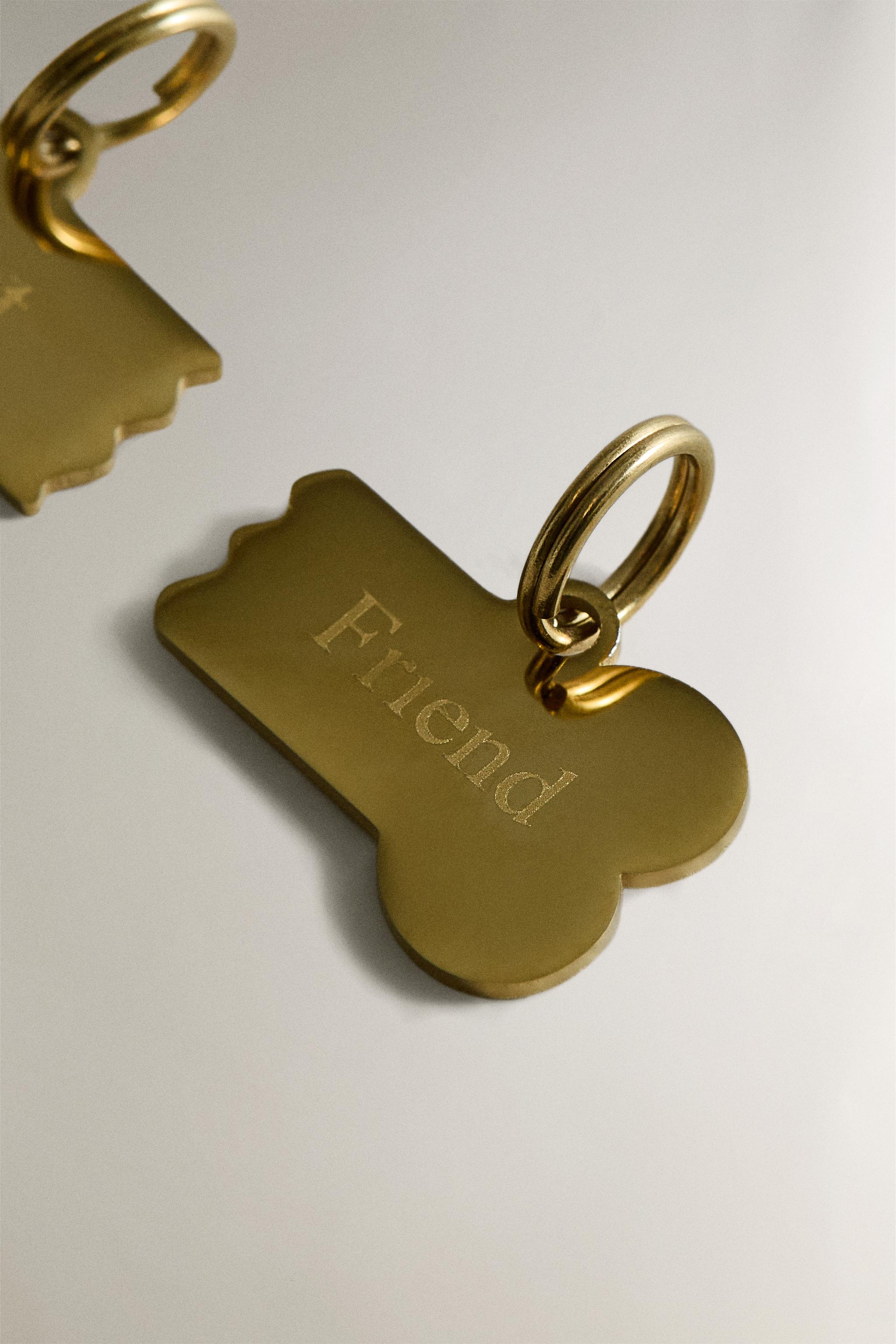 Zara "BEST" "FRIEND" BONE PET CHARM — фото 3