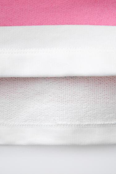 STRIPED POLO NECK SWEATSHIRT - Pink by Zara - Image 3