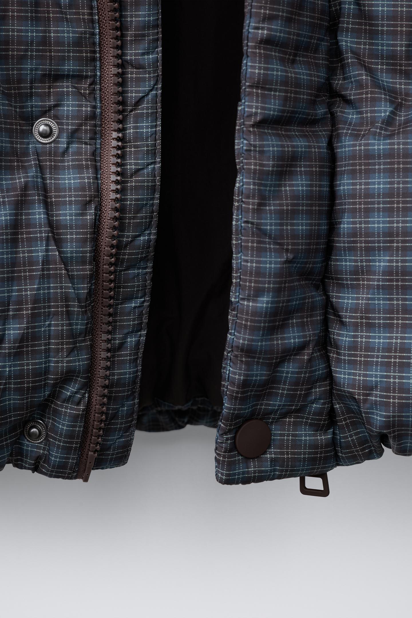 Детская куртка Zara Plaid Quilted, цвет: Серый — фото 8