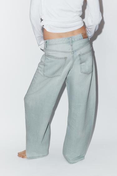 JEANS TRF BAGGY BALLOON TAILLE NORMALE - Bleu clair de Zara - Image 4