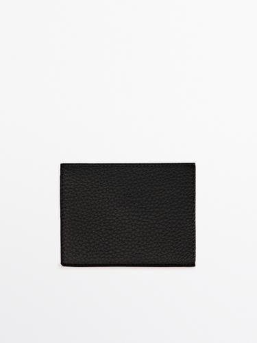 Zara Nappa leather landscape wallet - Black - Image 0