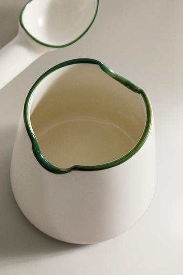 ENSEMBLE SERVEUR À GLACE GRÈS - Vert de Zara - Image 2