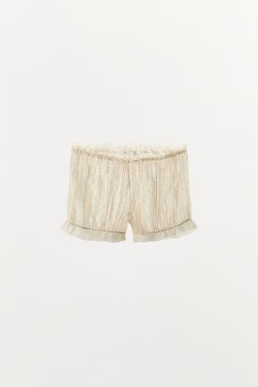 SHORTS COMBINADOS PLUMETI - Crudo de Zara