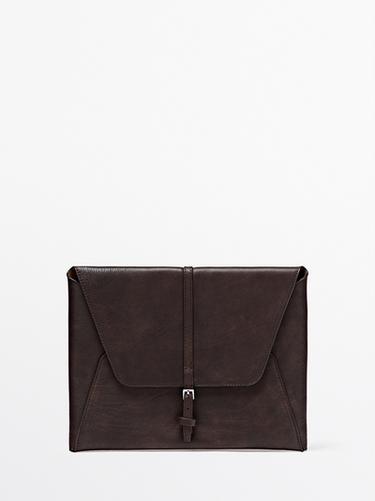 Zara Nappa leather iPad case - Brown