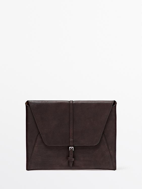 Nappa leather iPad case